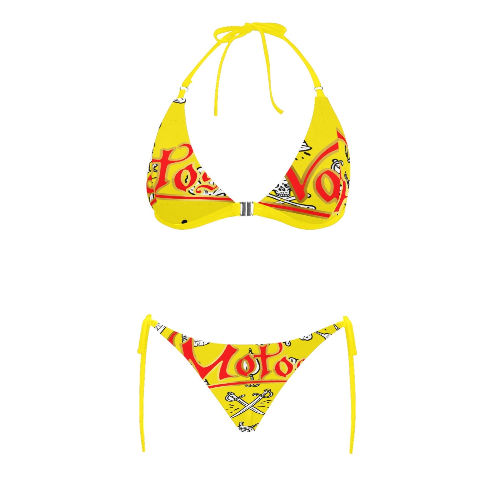 Women's Halter Triangle Bikini Set