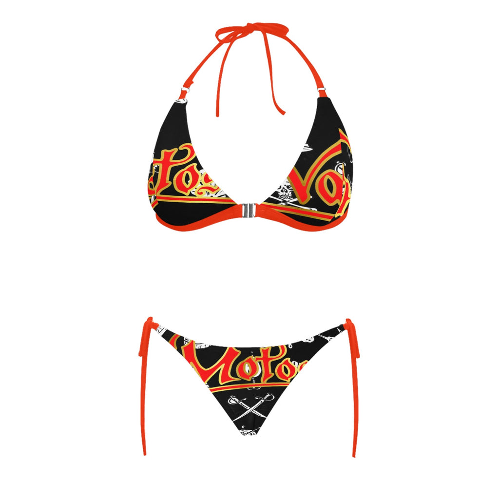 Women's Halter Triangle Bikini Set