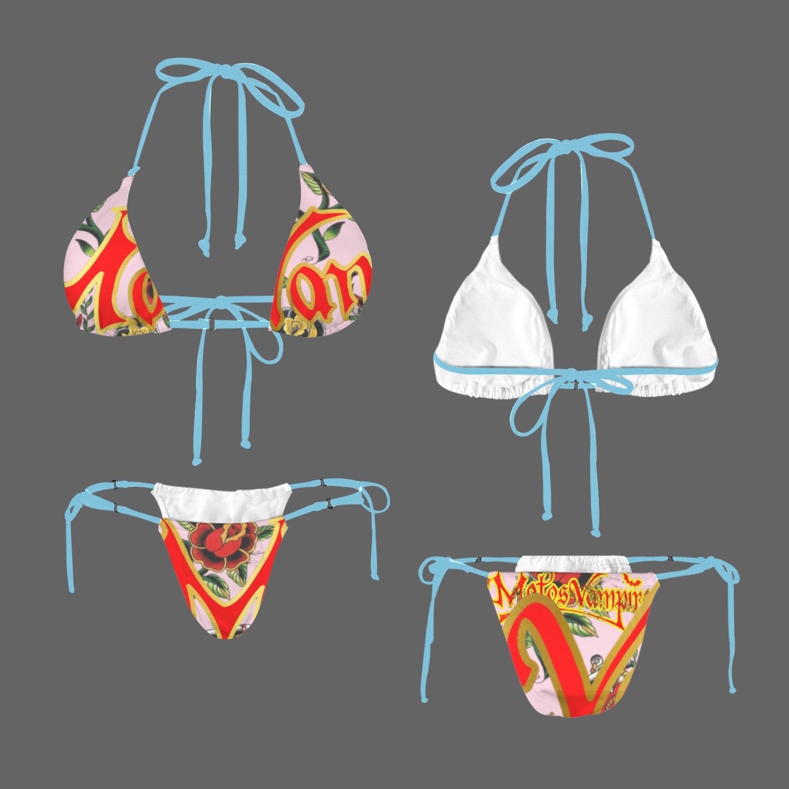 Women's Halter String Bikini Set