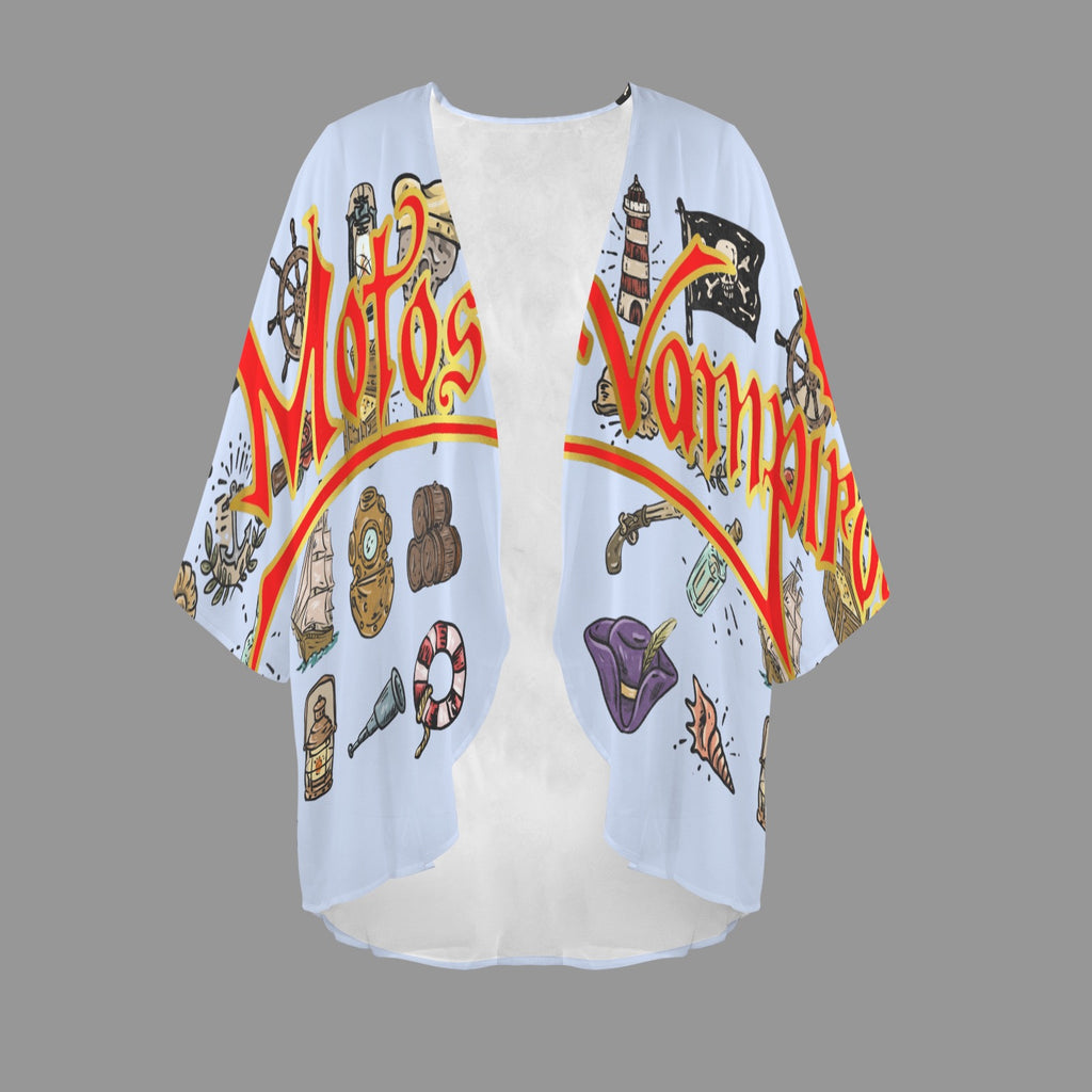 Custom Personalized Women's Kimono Chiffon Cover Up