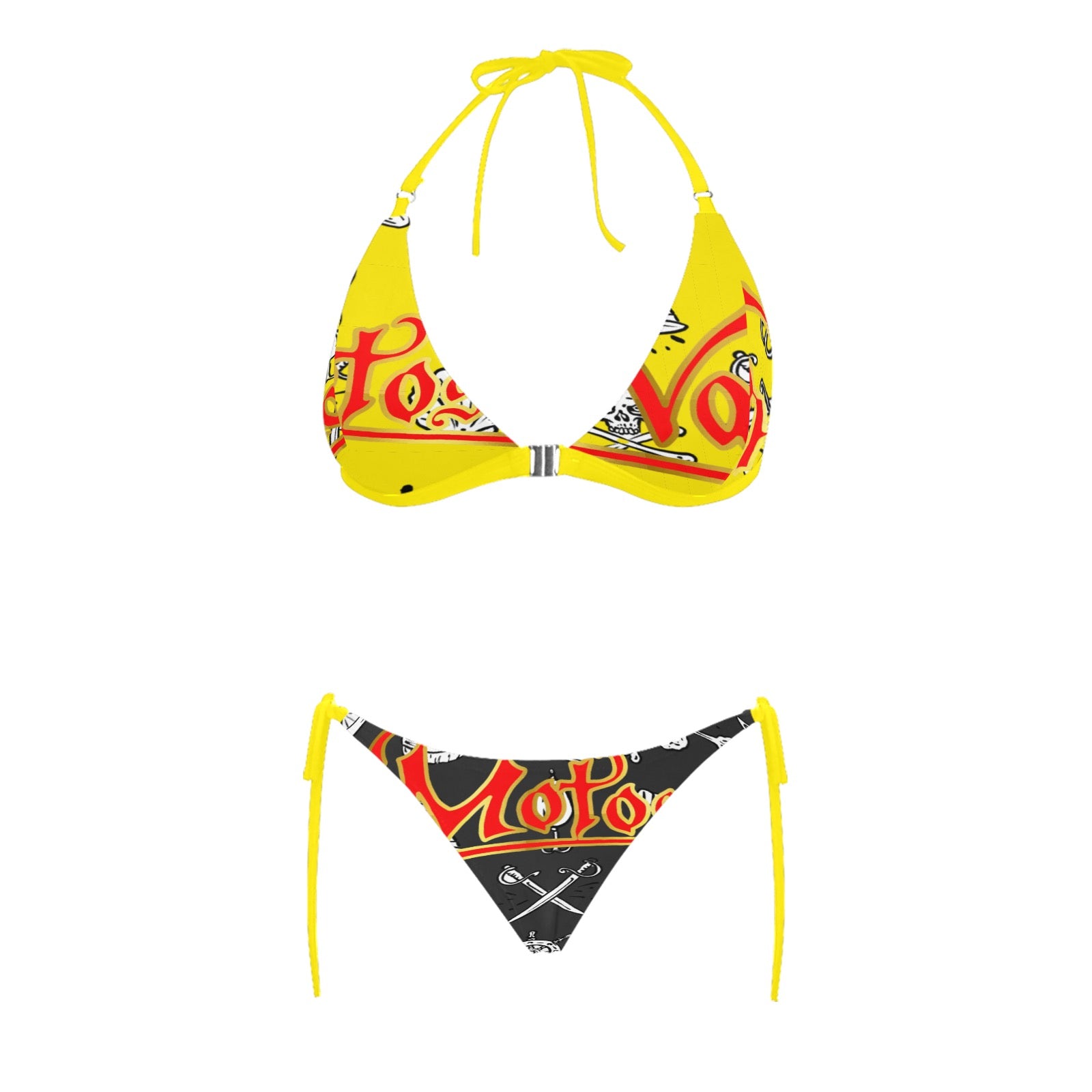 Women's Halter Triangle Bikini Set