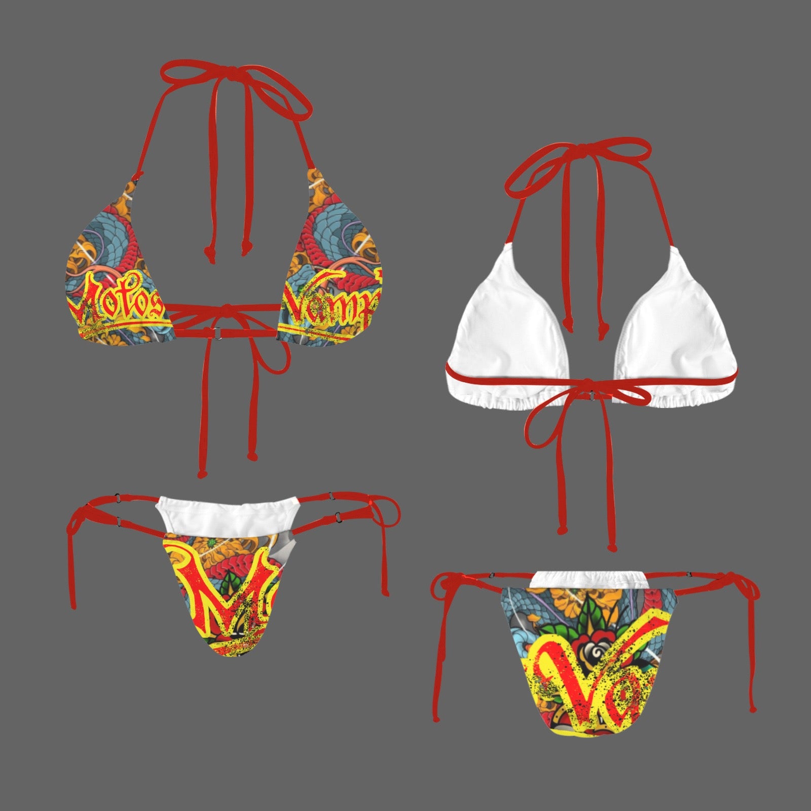 Women's Halter String Bikini Set